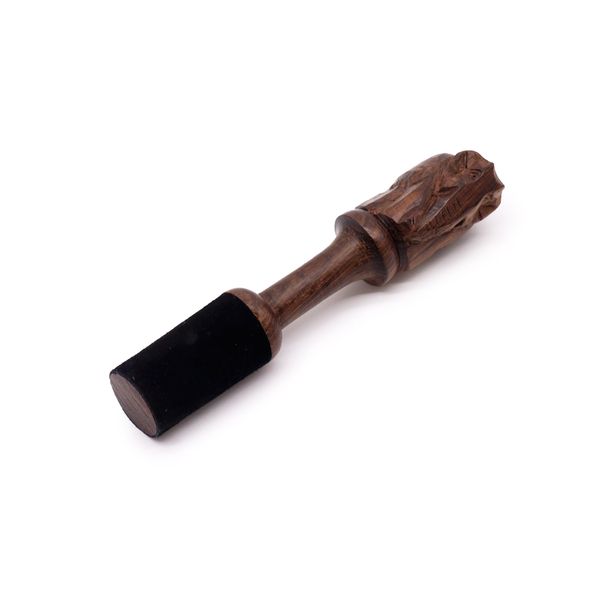 Houten Stok - 14cm - Olifantsnijwerk