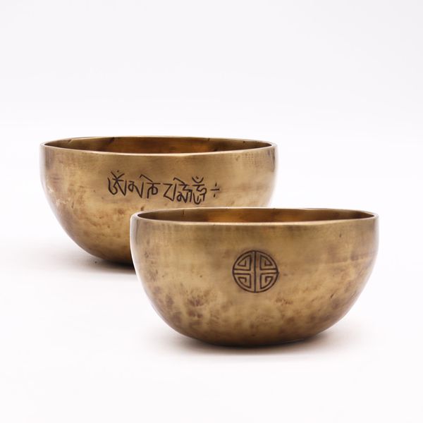 Kleine Nepalese Maan Kom - (ongeveer 550g) - 13cm