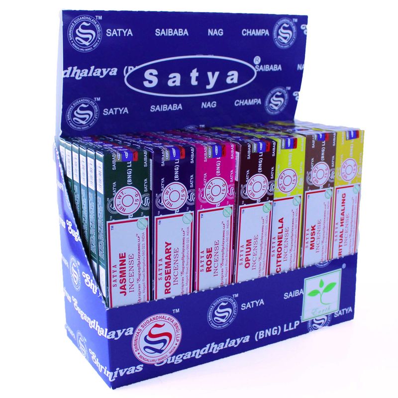 Display Pack- Satya assortiment wierook 15 gram