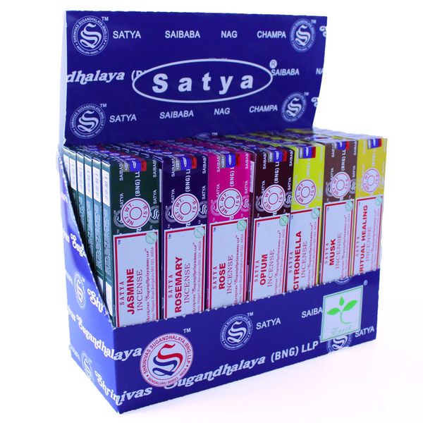 Display Pack- Satya assortiment wierook 15 gram