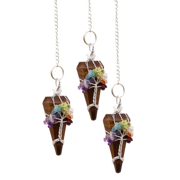 Magic Pendulum - Zeven Chakra's - Tijgeroog