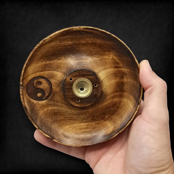Wierookstokje & Kegelbranderschijf - Ying & Yang