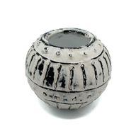 Griekse bubbel klei plantenpot - Crème 10 cm
