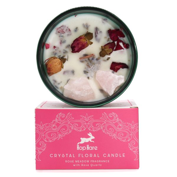 Hop Hare Crystal Magic Kaars – The Lovers – Kaars met Kristal