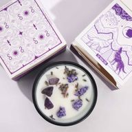 Hop Hare Crystal Magic Kaars – The Moon – Kaars met Kristal