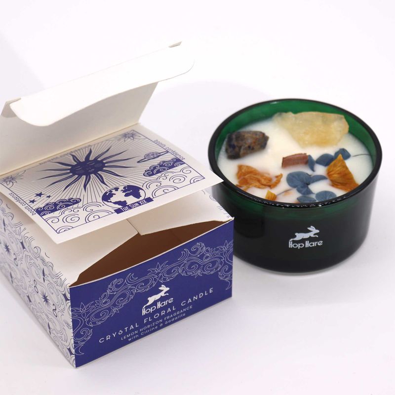 Hop Hare Crystal Magic Kaars – The Sun – Kaars met Kristal