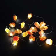 Natuurlijke Edelsteen Decoratieve Slingers - Oranje Jade
