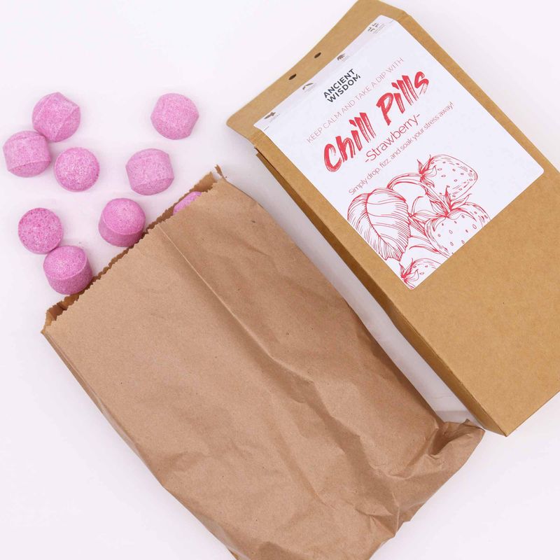 Chill Pills Cadeaupakket 350g - Aardbei