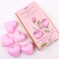 Bloeiende Roze Geluk Bad Hart Cadeauset