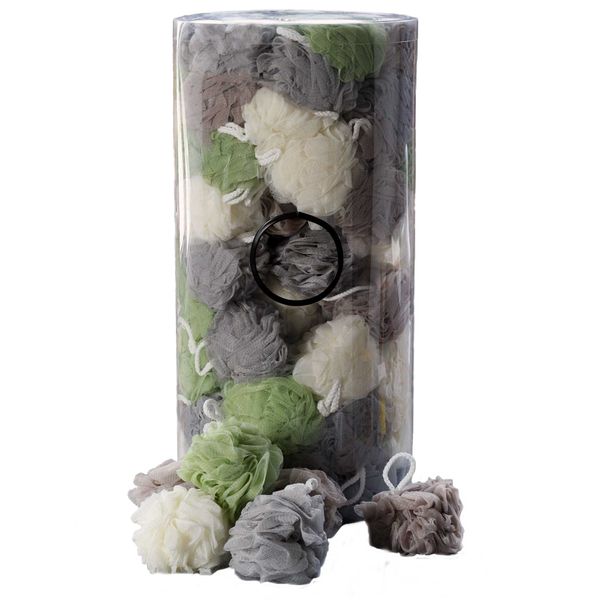 Natural Tones Scrunchies 4 assorti (displaybuis) - 50 gram