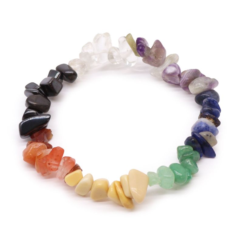 Chipstone Armband - Chakra Stenen