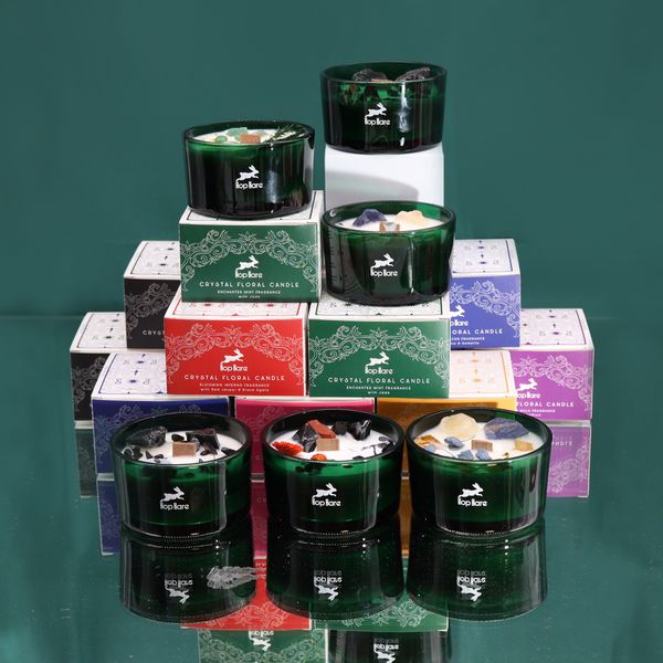 Hop Hare Crystal Magic Kaarsen Starterspakket – Mix van 36 Kaarsen