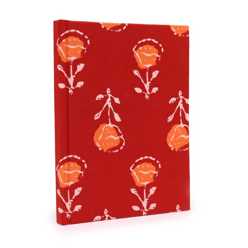 Katoenen Gebonden Notitieboekjes 20x15cm - Rozen