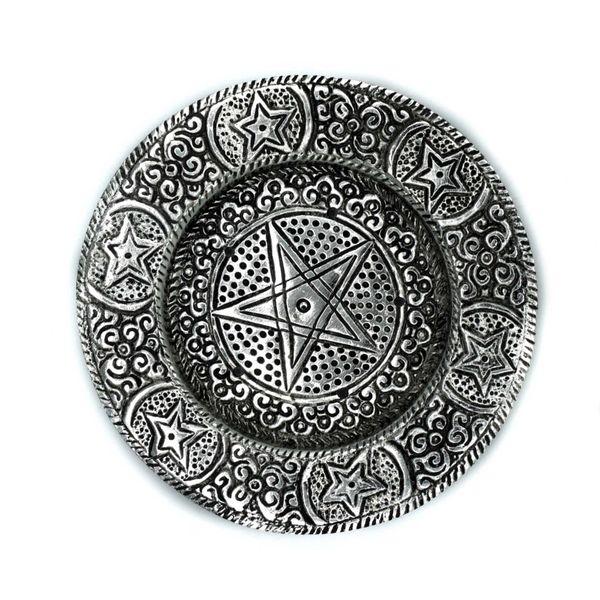Gepolijst Aluminium Pentagon Wierookhouder 11.5cm