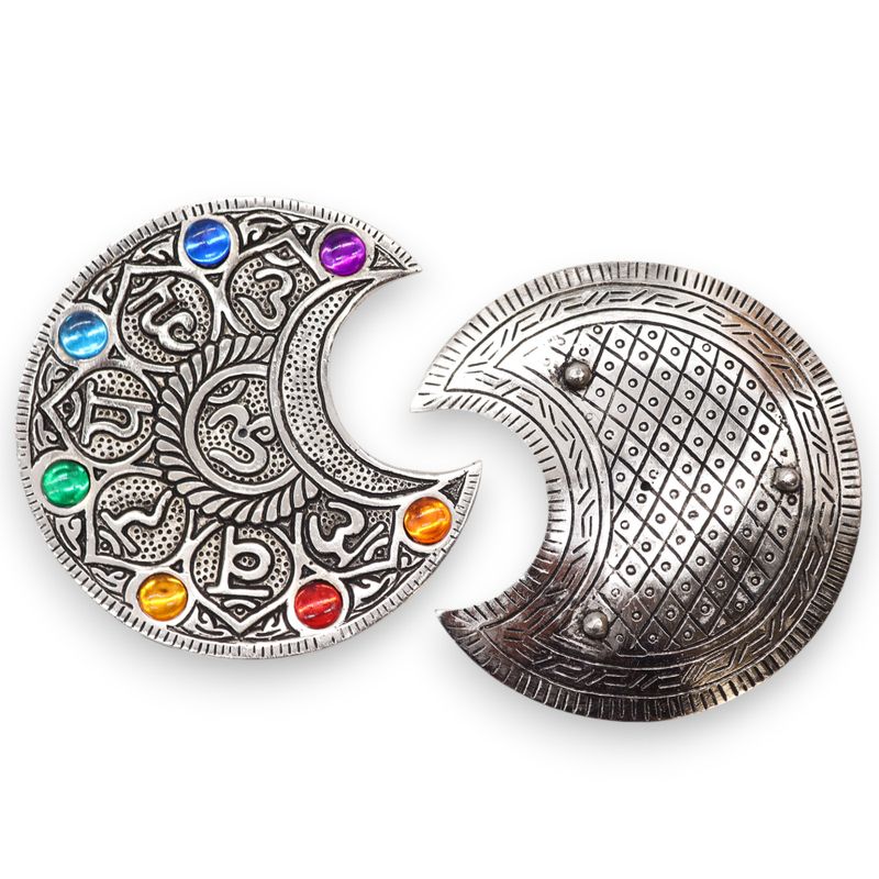 Zeven Chakra Maan Wierookhouder 11.5cm