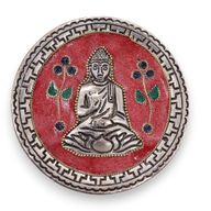 Boeddha Rode Decor Wierookhouder 10cm