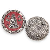 Boeddha Rode Decor Wierookhouder 10cm