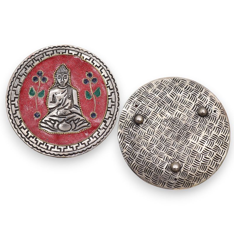 Boeddha Rode Decor Wierookhouder 10cm
