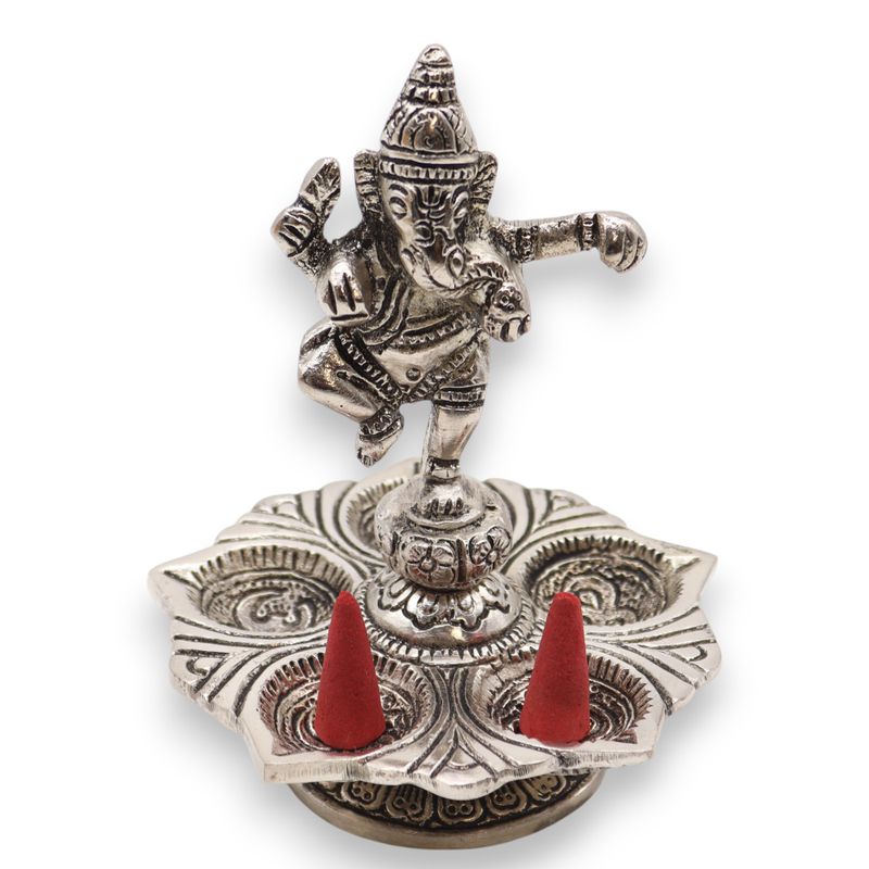 Dansende Ganesha Wierookhouder 14x10cm