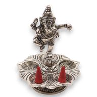 Dansende Ganesha Wierookhouder 14x10cm