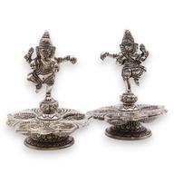 Dansende Ganesha Wierookhouder 14x10cm