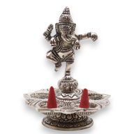 Dansende Ganesha Wierookhouder 14x10cm