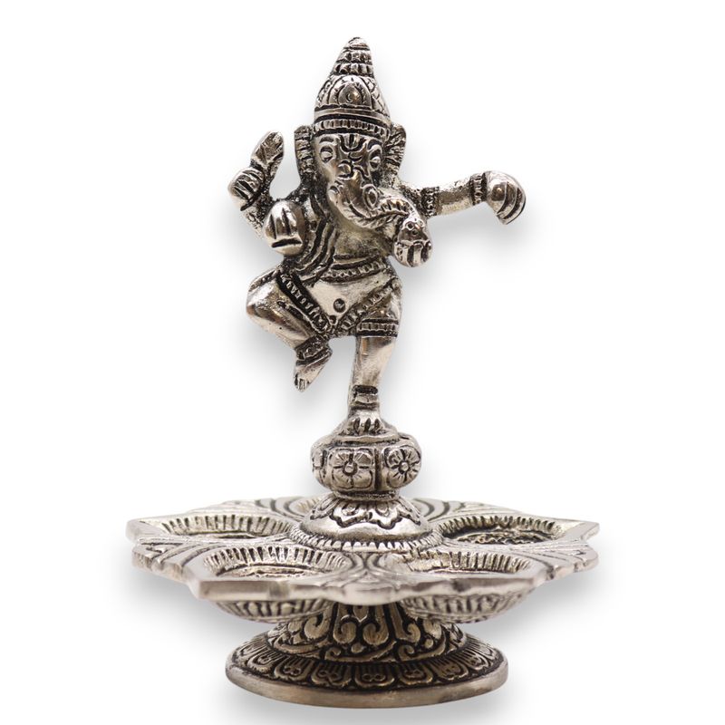 Dansende Ganesha Wierookhouder 14x10cm