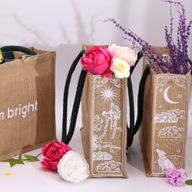 Hop Hare Jute Grote Tas - Gemengde Startverpakking (7 ontwerpen x 6)