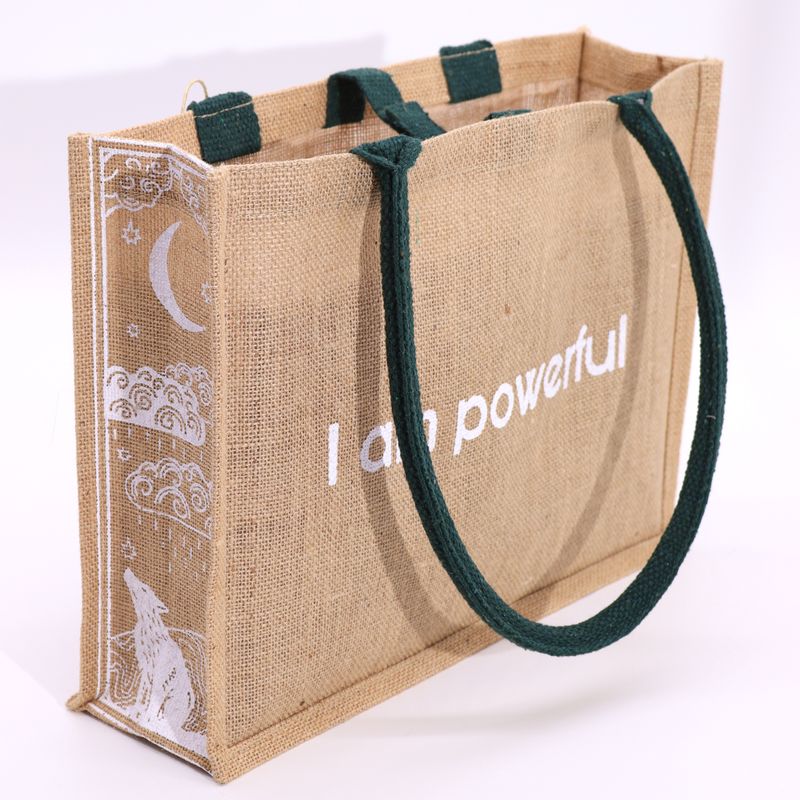 Hop Hare Jute Grote Tas - Ik ben Krachtig