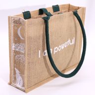 Hop Hare Jute Grote Tas - Ik ben Krachtig