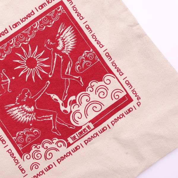 Hop Hare Tote Bag - Ik ben geliefd - 10oz Katoenen canvas