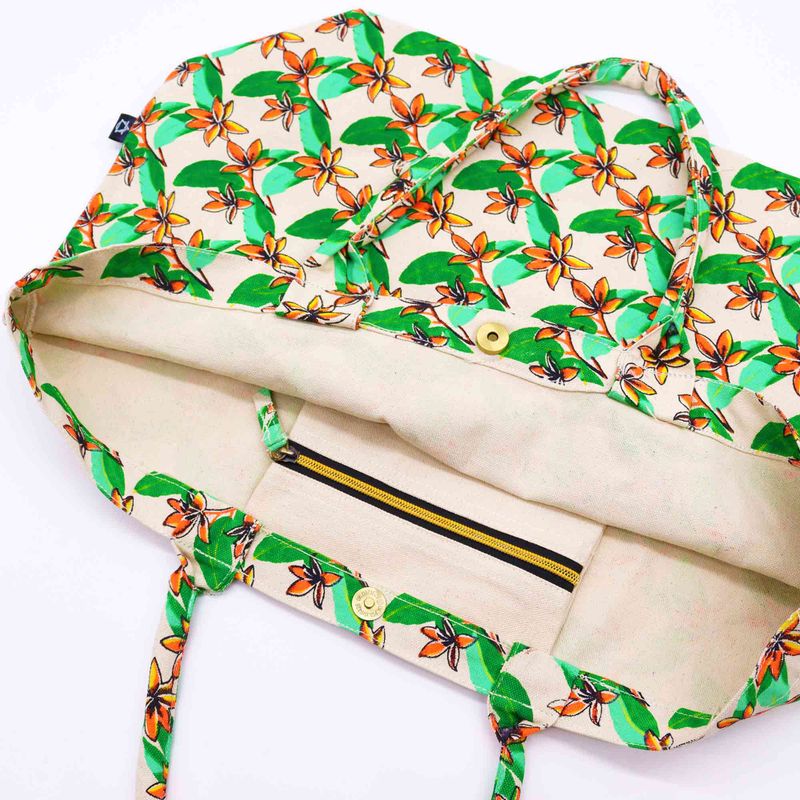 Grote Heldere Tas - Frangipani