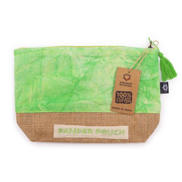 Verwen Tas - Moeder Aarde Groen - Stonewash