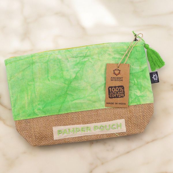 Verwen Tas - Moeder Aarde Groen - Stonewash