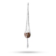 Macramé Plantenhanger Klassiek - Natuurlijk Middelgrote Pot