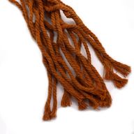Macramé Plantenhanger Klassiek - Chocolade Middelgrote Pot