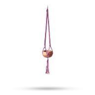 Macramé Plantenhanger Klassiek - Pasteltinten Woonkamer Middelgrote Pot