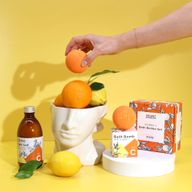 Pittige Vitamine C Badbruisballen Set – Aromatherapie Kwartet