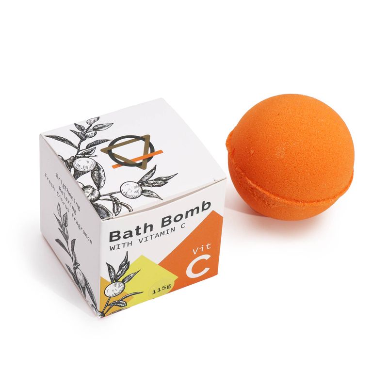 Vitamine C Geïnfuseerde Badbruisbal met Etherische Oliën