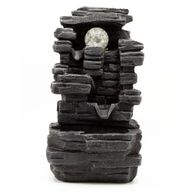 Tafelblad Waterornament - 35cm - Plaatrotsformatie & Kristallen Bol