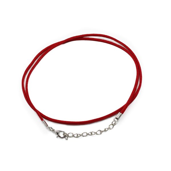 Packs Imitatie Suède Hangerkoorden - 2,5mm x 55cm - Rood A056
