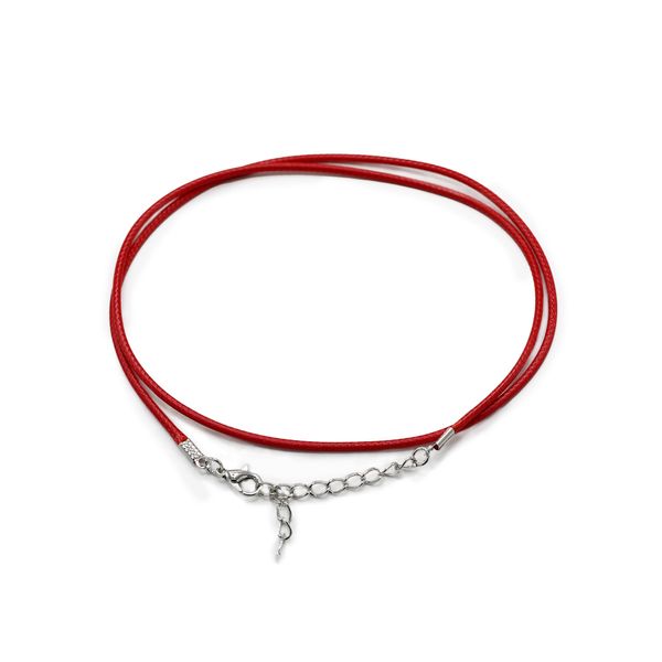 Packs Gewaxte Hangerkoorden - 2mm x 55cm - Assorti - Rood 105