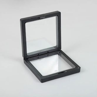 Kleine 3D Zwevende Lijst Display 7x7cm - Zwart