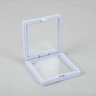 Grote 3D Zwevende Lijst Display 11x11cm - Wit