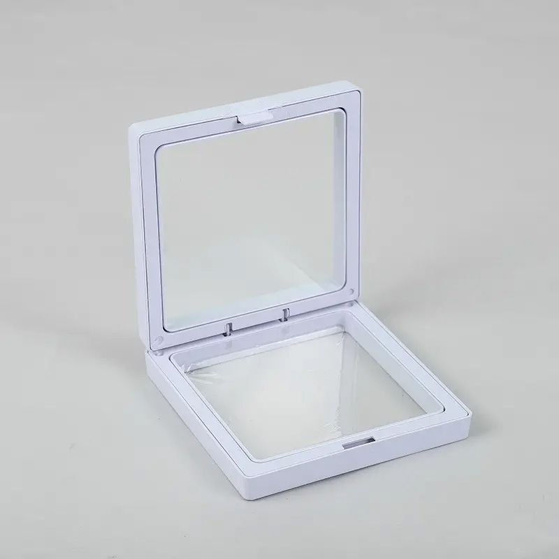 Grote 3D Zwevende Lijst Display 11x11cm - Wit