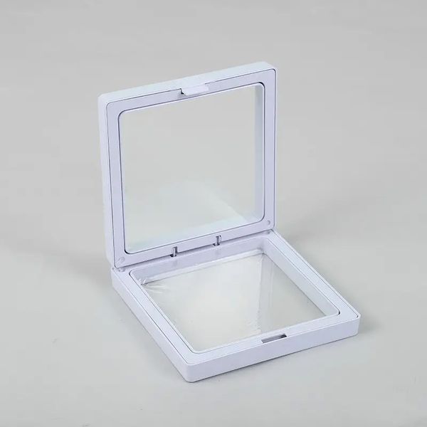 Kleine 3D Zwevende Lijst Display 7x7cm - Wit