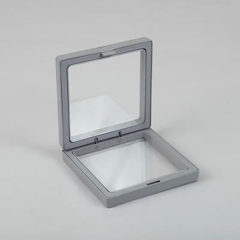 Grote 3D Zwevende Lijst Display 11x11cm - Grijs