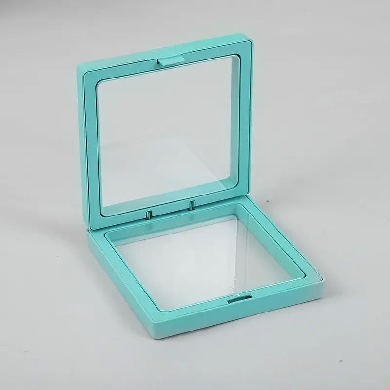 Grote 3D Zwevende Lijst Display 11x11cm - Teal