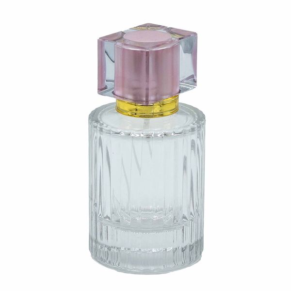 Zachte Roos - 50ml Ronde Geribbelde Fles, Spray en Dop