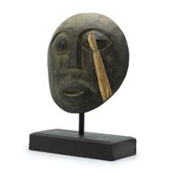 Timor Tribaal Decoratief Masker - Antiek 27x20cm